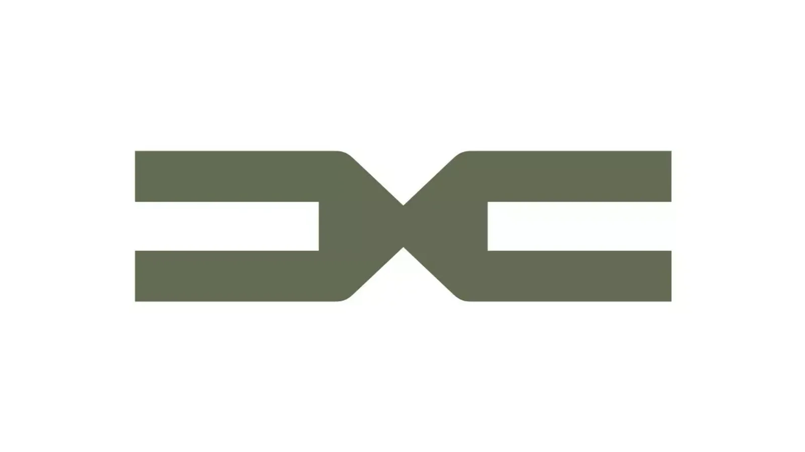 Logo Dacia pe fundal alb